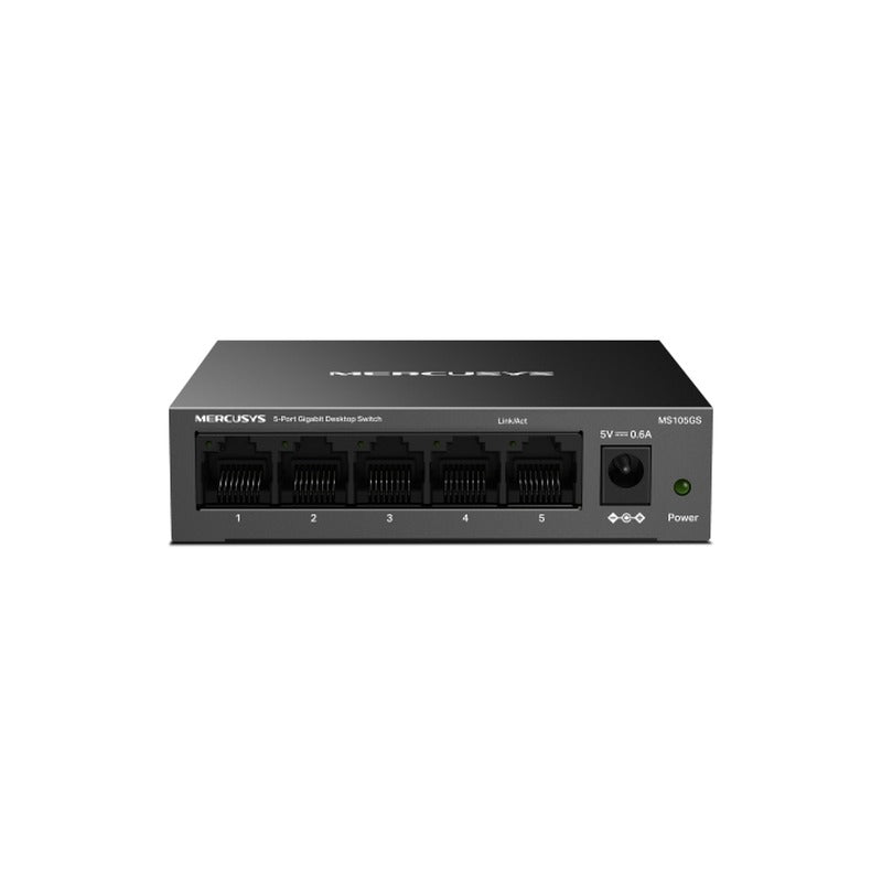 Mercusys MS105GS - Mercusys 5 Port Gigabit Desktop Switch - Metal Case