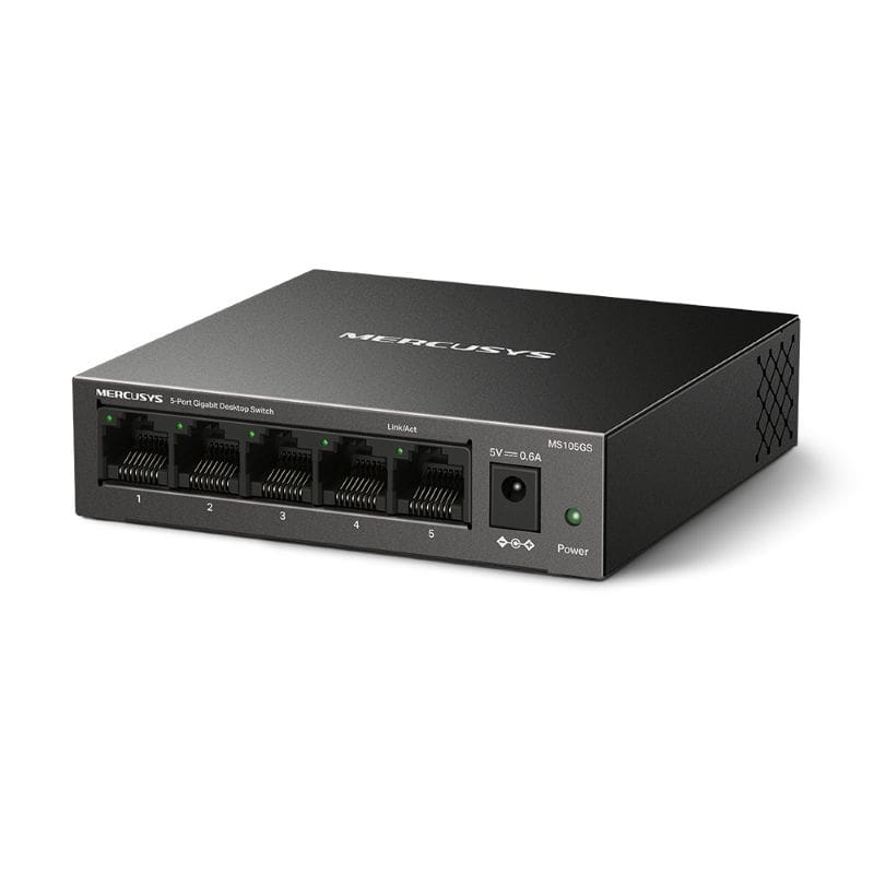 Mercusys 5 Port Gigabit Desktop Switch - Metal Case