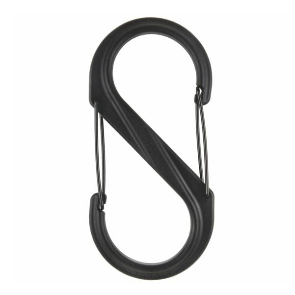Nite Ize S-Biner Plastic Double Gated Carabiner #10 - Black/Black Gates
