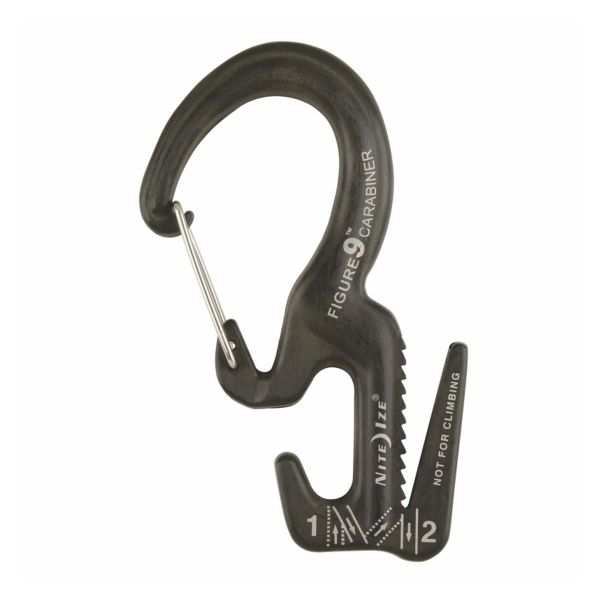 Nite Ize Figure 9 Carabiner Rope Tightener - Large - Black