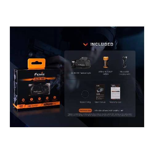 Fenix GL06-365 LED Flashlight - Guards On Duty Shop