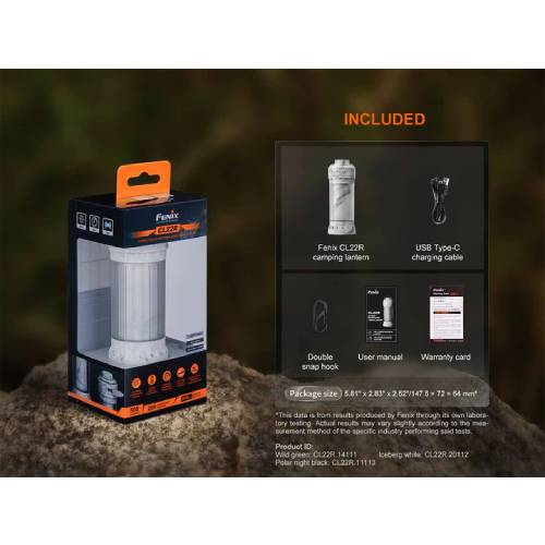 Fenix CL22R LED Camping Lantern (Black) - Guards On Duty Shop