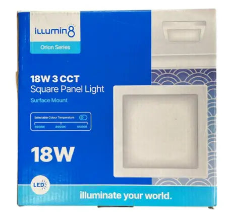 18W Sq Surface Pannel 3 Cct