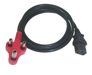 PWR Dedicated to Single Headed Kettle Cable 1.8m - Guards On Duty Shop & Security Guards
