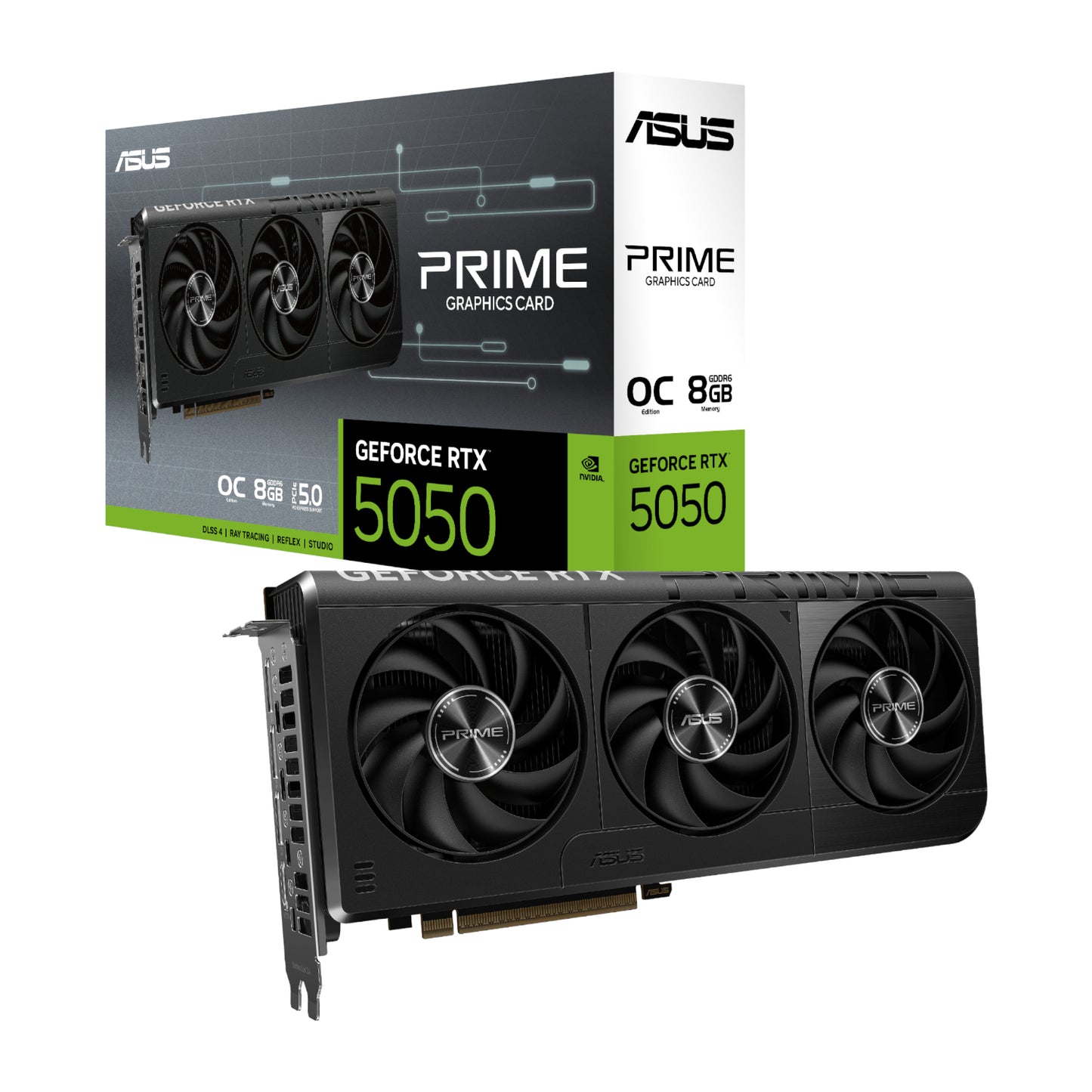 ASUS Nvidia GeForce RTX 5050 Prime OC 8GB GDDR6 Graphics Card - Guards On Duty Shop & Security Guards