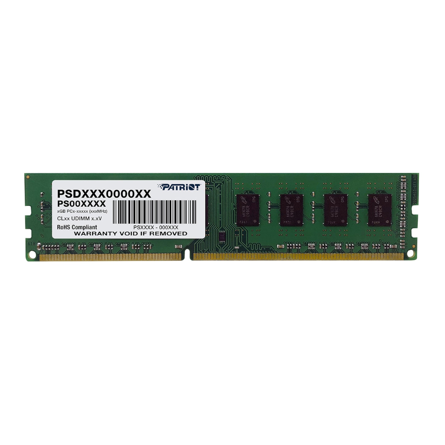 Patriot Signature Line 4GB 1600MHz DDR3L Single Rank Desktop Memory