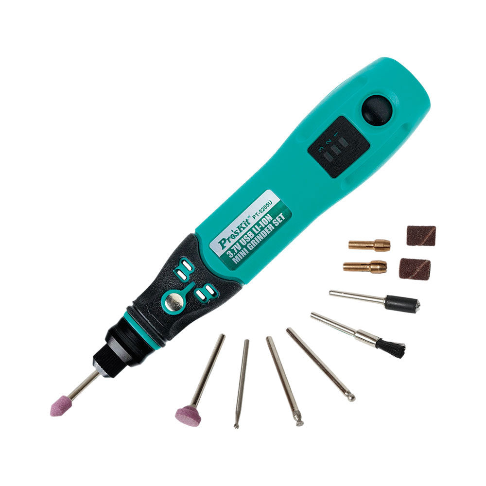 Proskit Pt-5205u 3.7v Usb Li-ion Mini Grinder Set — Proskit | Guards on Duty Shop