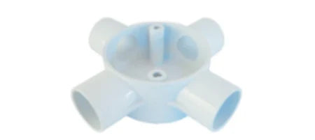 Conduit Boxes 25MM X 4 Way (12 Pack)