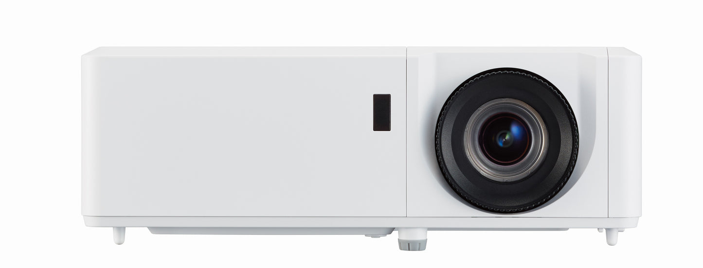 WXGA 1280x720 4700 Lumens HDMI 2.0 Compact IP6X DLP Laser Projector with 2x8W Speakers Zoom Focus and Lens Shift. Includes: Remote Control 2xAAA Batteries 1.8m HDMI Cable Lens Cap and a 3 Year Warranty.