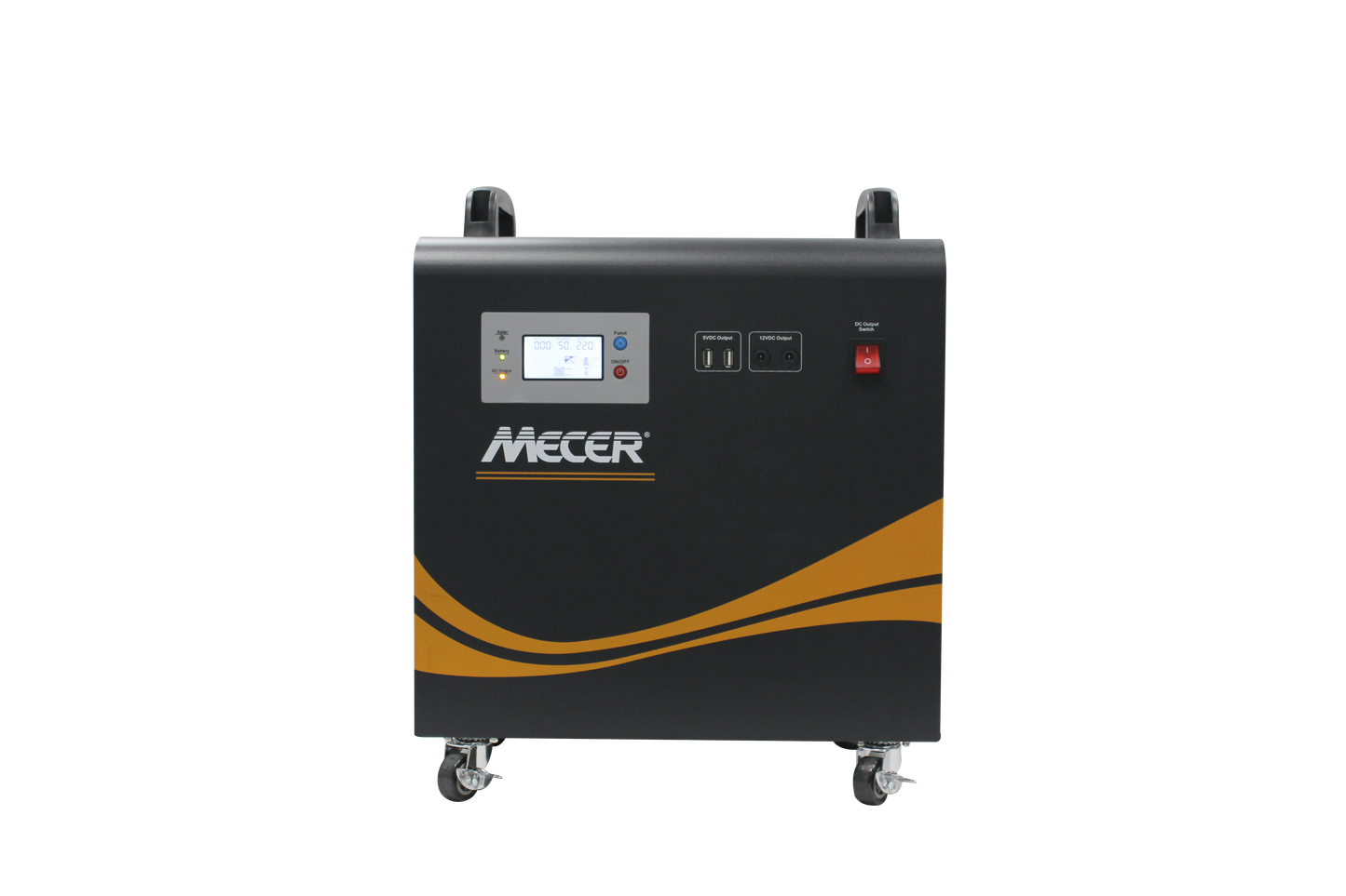 Mecer 1Kw 12V 1x100A Bat Pure Sine Wave includes 360W Solar charge controller - Battery Warranty 6 Months