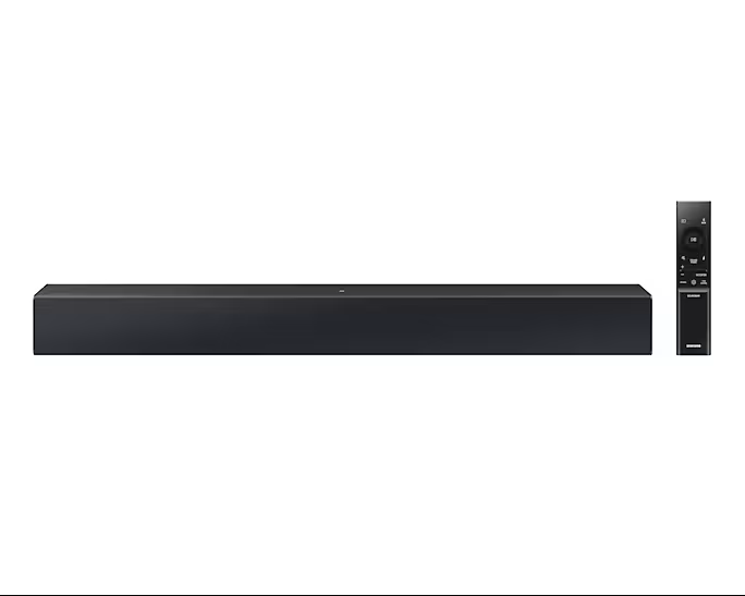 SAMSUNG WIRELESS SOUNDBAR 2.0CH 40W BUILT-IN WOOFER HDMI ARC BLUETOOTH TV CONNECTION SURROUND SOUND EXPANSION VOICE ENHANCE NIGHT MODE ONE REMOTE CONTROL