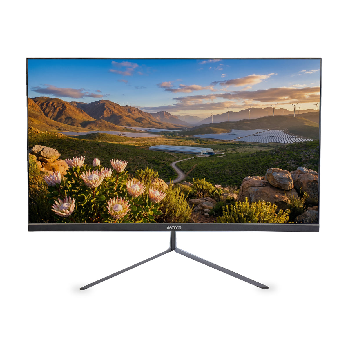 MECER 23.8'' FULL HD 1920X1080 LED MONITOR - BLACK VGA +HDMI (excludes Dedicated Power Cord)