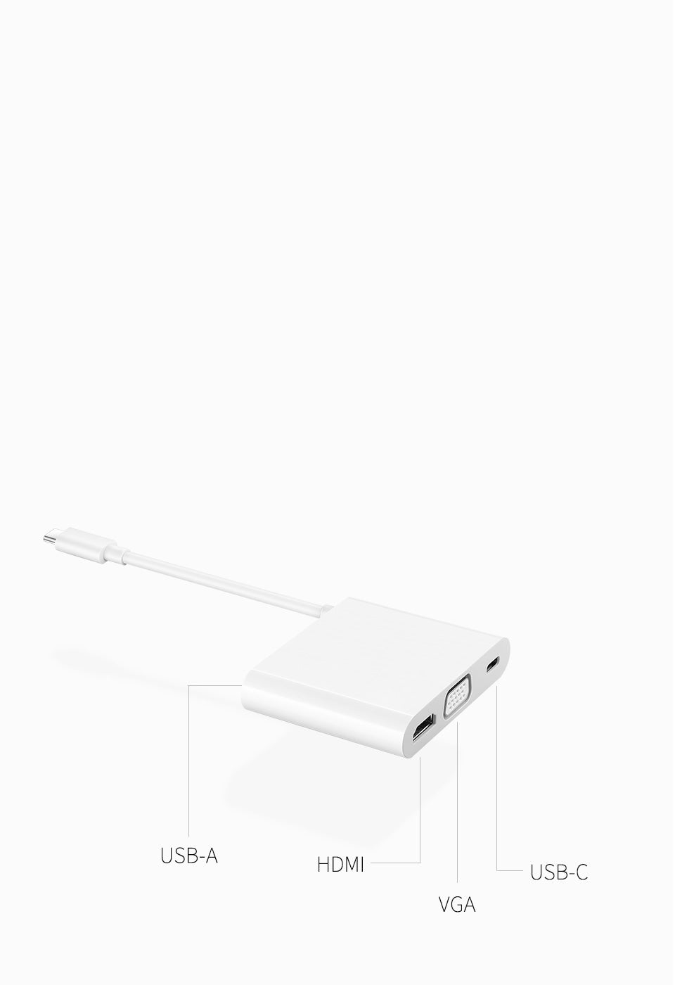 Set multiple outputs with one device. This docking station supports HDMI VGA USB-A and USB-C to meet the needs of your data transmission projection charging and other multi-scene needs. Simple and easy to use.