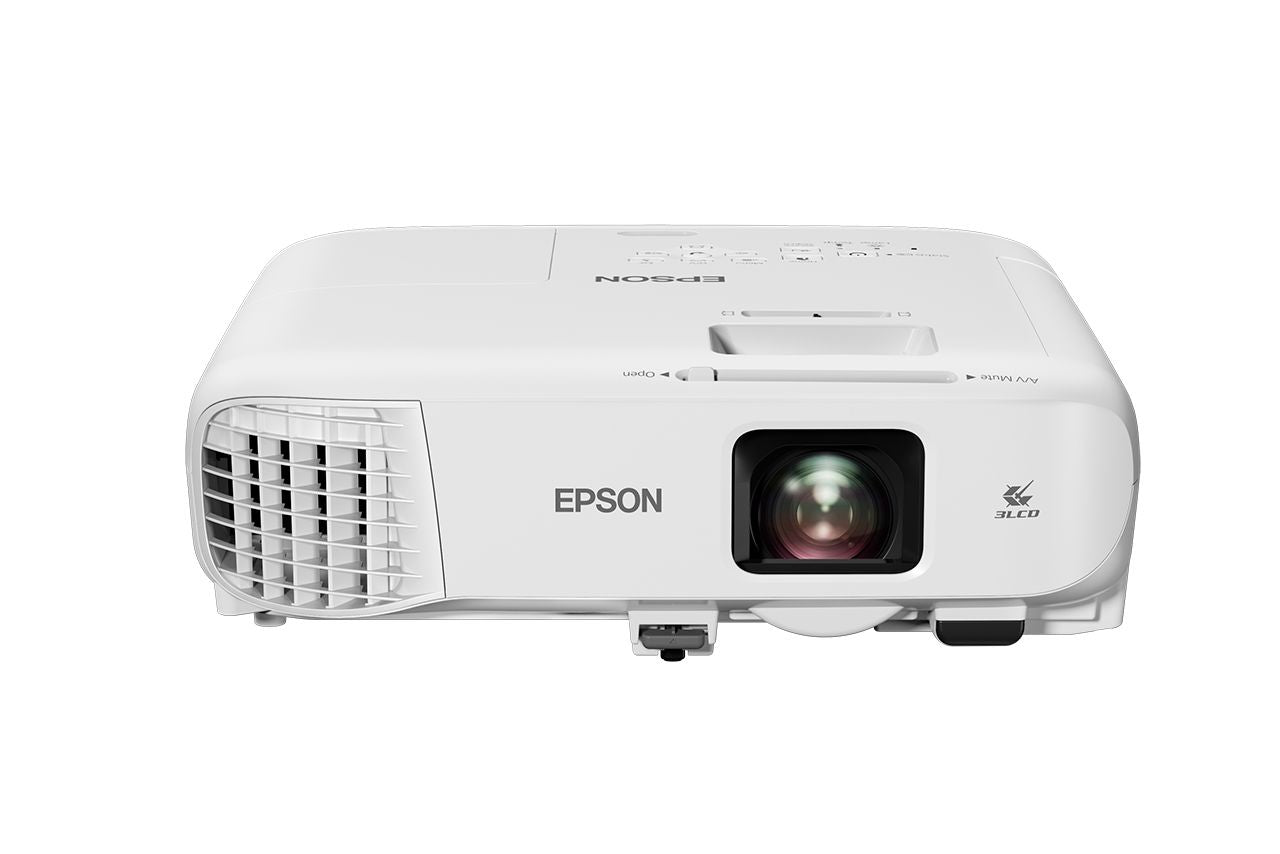 Epson 4200lm WXGA 1280x800 16:10 Lamp USB 2VGA 2HDMI RS-232C Wi-FiOptional NoBag White Mobile/Install