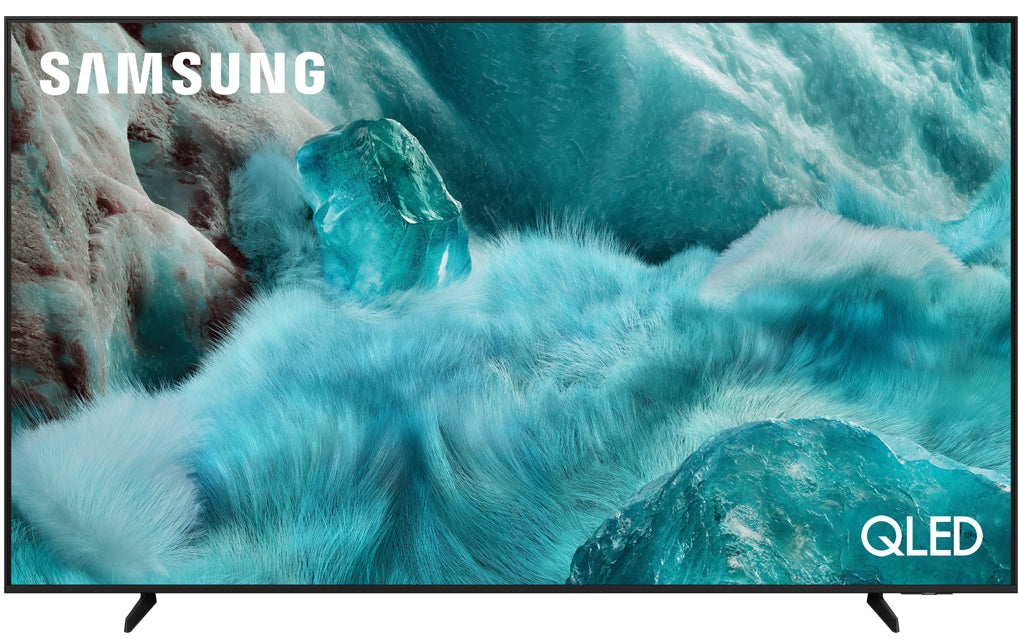 SAMSUNG 98" QLED Q7F SMART TV 4K UHD 3840x2160 Q4 AI PROCESSOR 100% COLOR VOLUME WITH QUANTUM DOT QUANTUM HDR SAMSUNG KNOX SECURITY ADAPTIVE SOUND SAMSUNG VISION AI TIZEN OS HDMI X 4 USB X 2