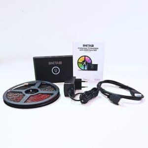 BNETA IoT Immersion TV Backlight with HDMI Sync Box K90 Guards On Duty Security