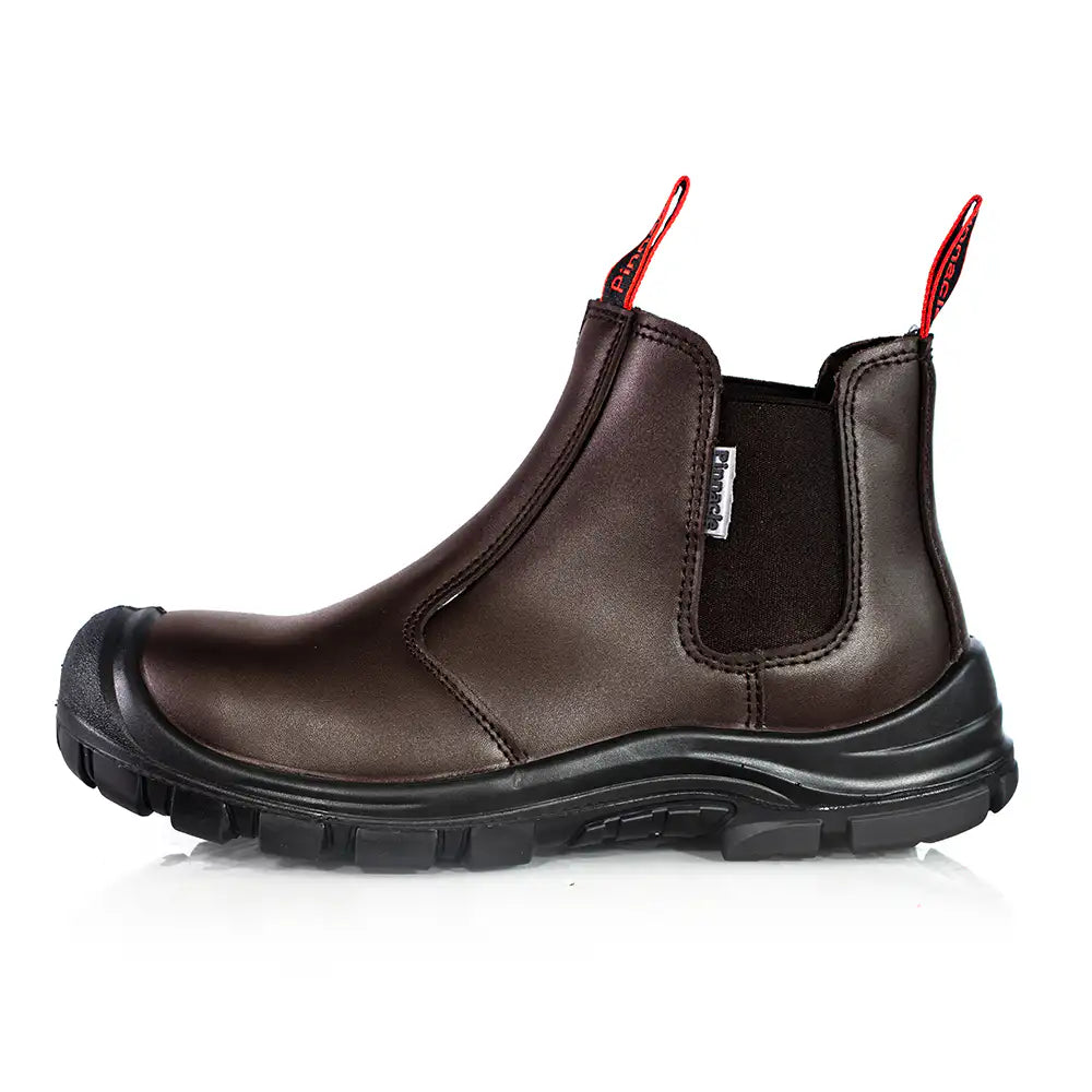 Pinnacle AUSTRA CHELSEA Boots Brown (Steel Toe & Midsole)