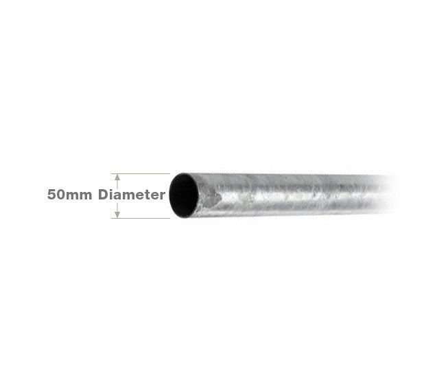 2m Galvanised Mild Steel Mast (50mm)
