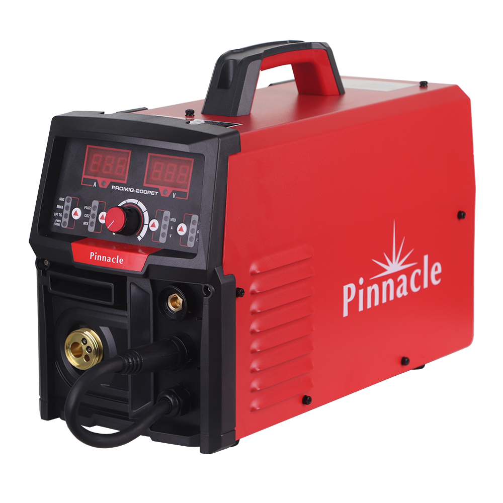 Pinnacle PROMIG 200PET 220V 200A MIG/MMA/Flux/TIG Welder