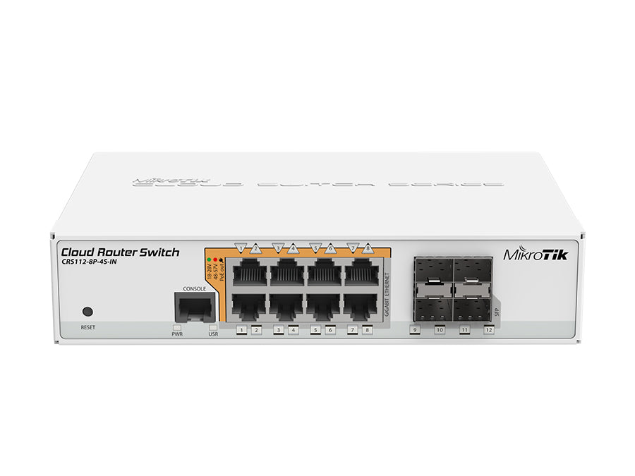MikroTik Cloud Router Switch 8 Port PoE 4SFP - Guards On Duty Shop & Security Guards