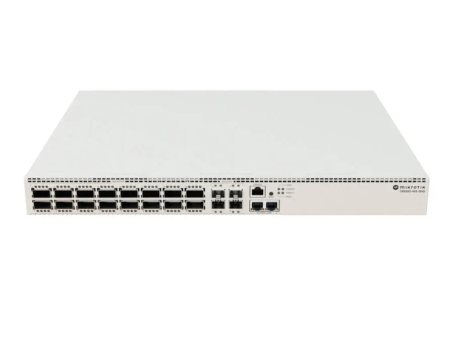 MikroTik Cloud Router Switch 16 Port QSFP28 4xSFP28 2x10Gbps | CRS520-4XS-16XQ-RM Guards On Duty Security