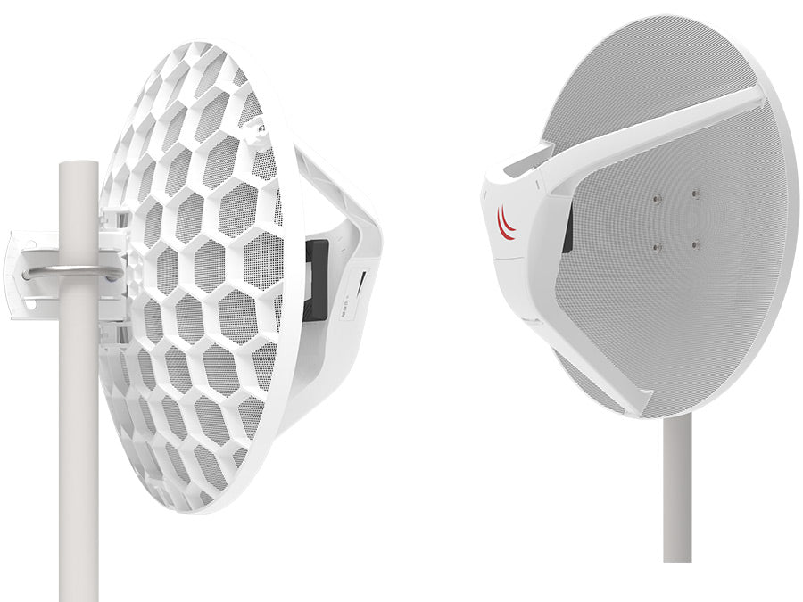 MikroTik LHG Wireless Wire Dish 60GHz PtP Kit - Guards On Duty Shop & Security Guards