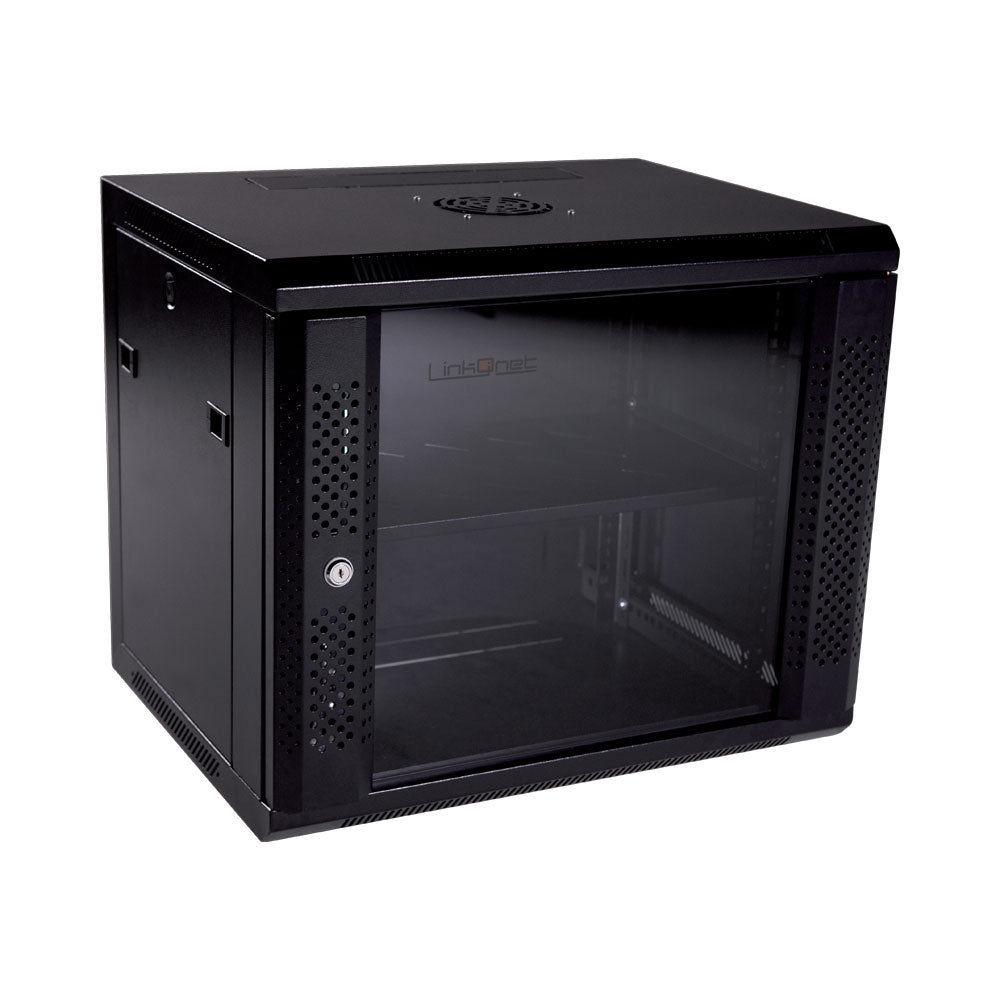 9u Single Sec 600x450mm,1fan,1shelf,flat Pack — LinkQnet | Guards on Duty Shop