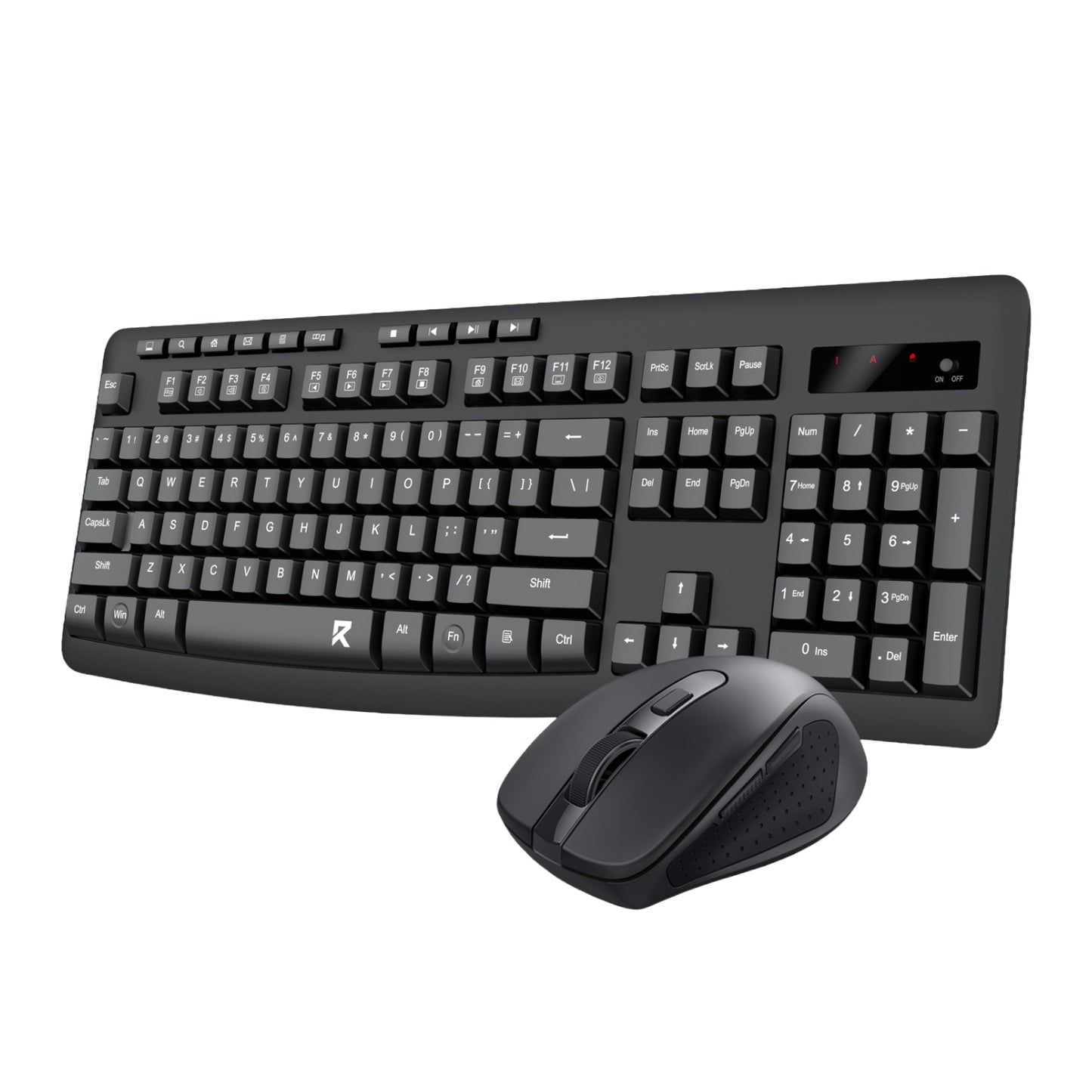 Redragon BS-7367-B Wireless Office Keyboard and Mouse Combo - Black - Guards On Duty Shop & Security Guards