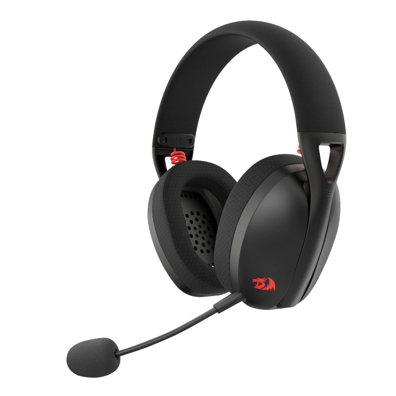 REDRAGON Over-Ear IRE BT5.2 Wireless Gaming Headset - Black - Guards On Duty Shop & Security Guards