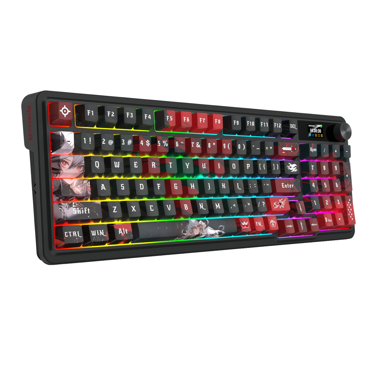 Redragon K719AK ARTEMIS PRO RGB Wireless LCD Mechanical Gaming Keyboard (Anime Edition) - Guards On Duty Shop & Security Guards
