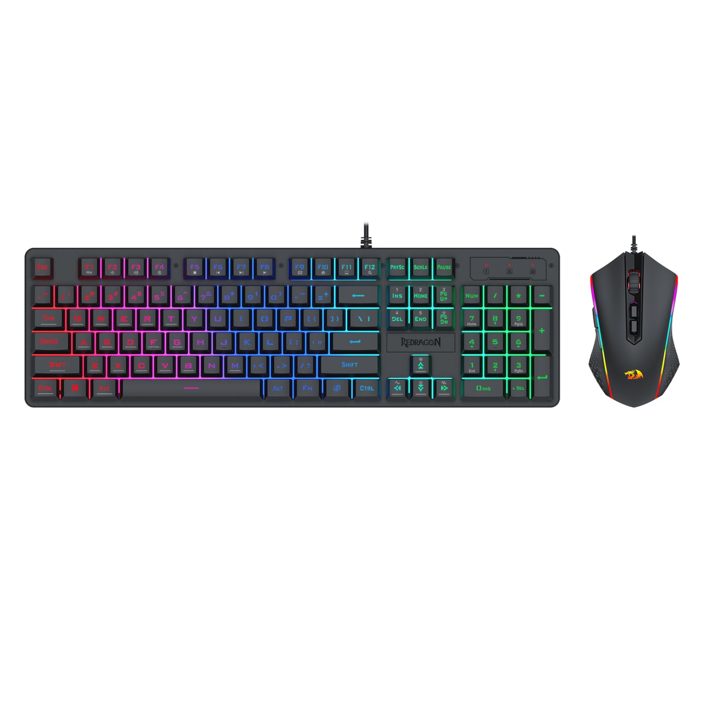 Redragon S107 RGB Gaming Essentials Wired Gaming Keyboard and Mouse Bundle - Guards On Duty Shop & Security Guards
