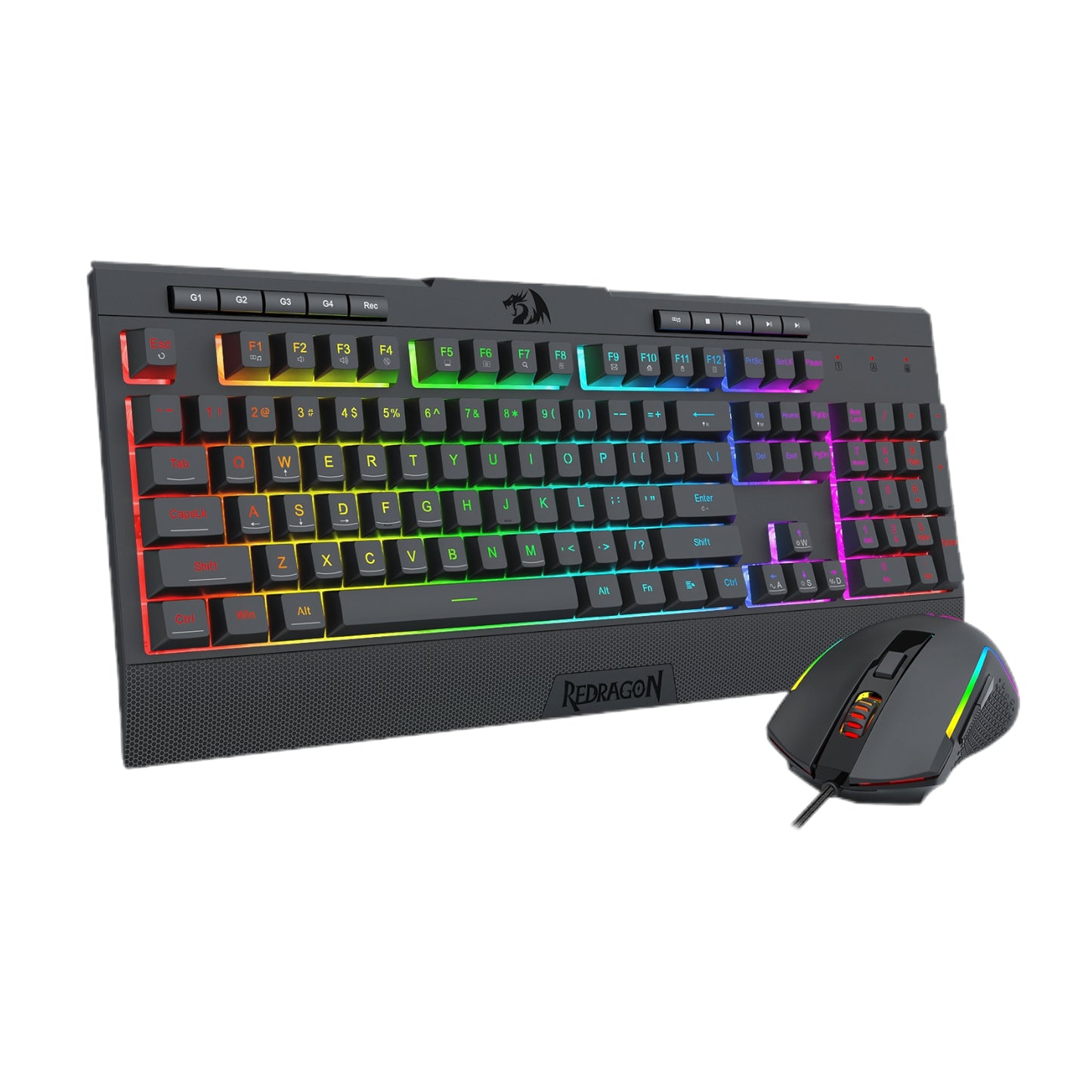 Redragon S151 Gaming Keyboard and Mouse Combo-Black - Guards On Duty Shop & Security Guards