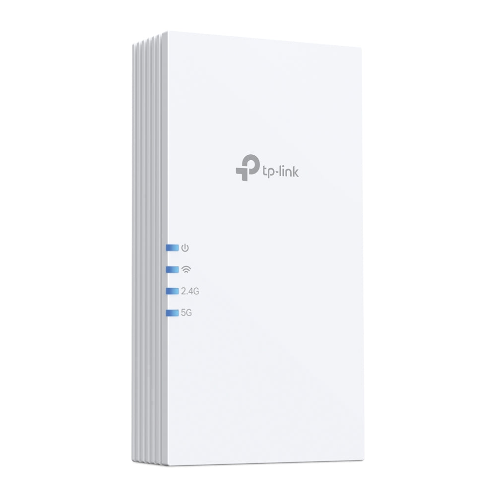 TP-Link BE3600 Wi-Fi 7 Range Extender 3.6 Gbps 1×1G LAN Port MLO 4096-QAM HE160 EasyMesh RE/AP Mode Wall Plug