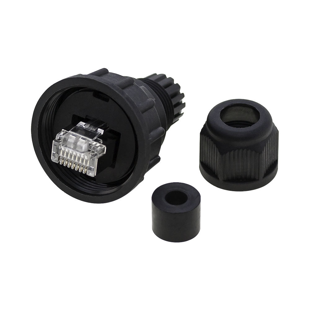 WATERPROOF RJ45 CONNECTOR D-SIZE INSTALLABLE PLUG
