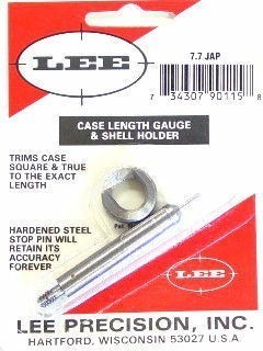 Lee 7.7 Japanese Case Length Gauge & Shell Holder