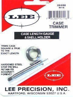 Lee 22/250 Case Length Gauge & Shell Holder