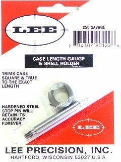Lee 250 Savage Case Length Gauge & Shell Holder