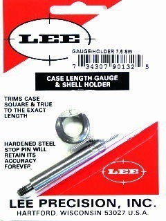 Lee 7.5 Swiss Case Length Gauge & Shell Holder