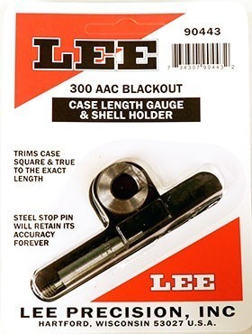 Lee 300 AAC Blackout Case Length Gauge & Shell Holder