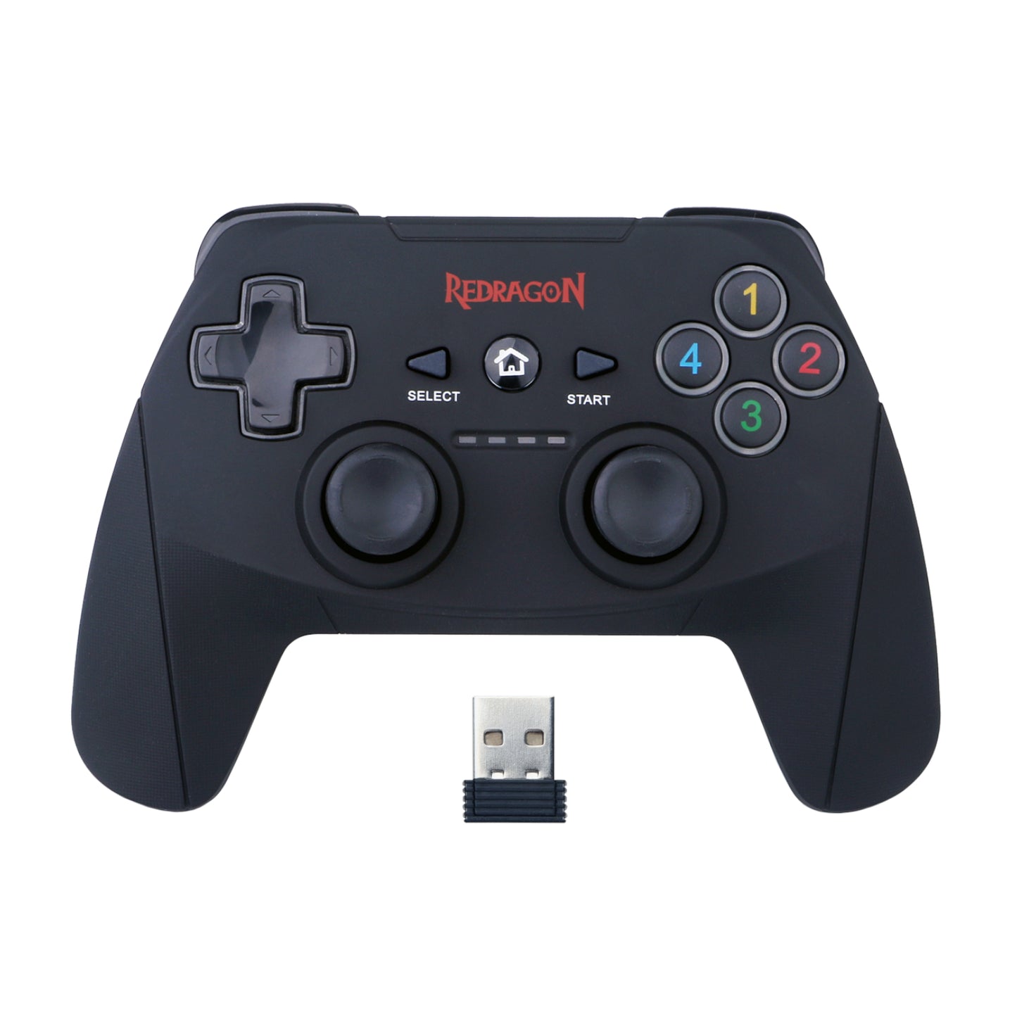Redragon HARROW Wireless X/D-input(Digital/Analog) PC Controller - Black - Guards On Duty Shop & Security Guards