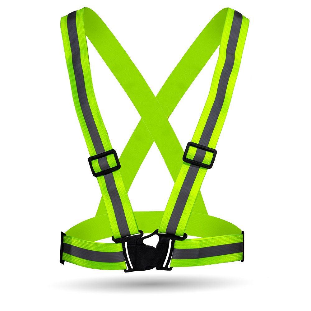 Pinnacle Reflective Harness Lime (Pack of 5) (Pack of 5)