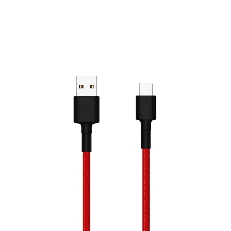 Xiaomi USB Type-C Braided 1m Cable - Red - Guards On Duty Shop & Security Guards