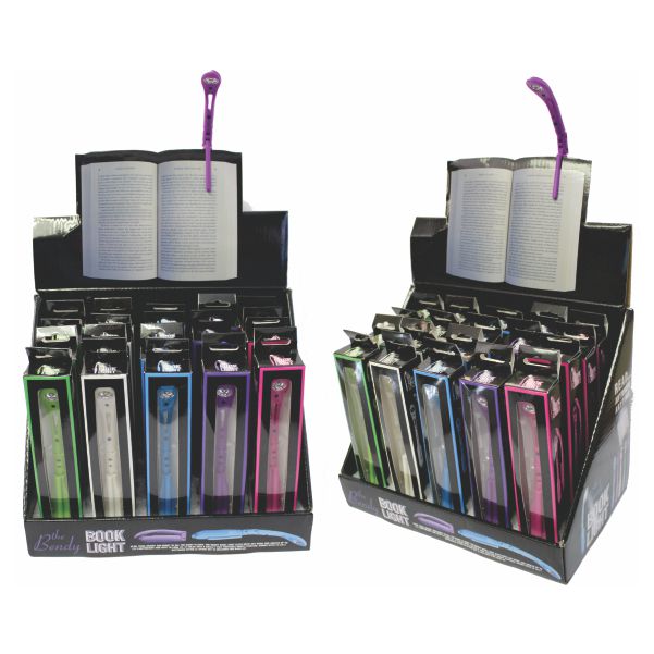 Supaled Bendy Book Light - 20pc Assorted