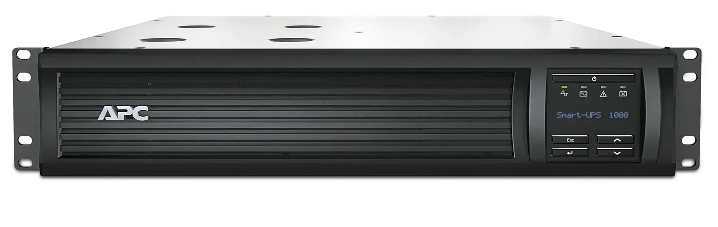 APC SMART LINE INTERACTIVE 1000VA/ 1KVA 700W UPS RACK RACK MOUNT INCLUDED: YES RACK TYPE: 2U NETWORK CARD:NO BATTERY:YES BATTERY TYPE: VRLA WARRANTY: 3 YEARS REPAIR OR REPLACE (EXCLUDING BATTERY) AND 2 YEARS FOR BATTERY NOTES: INTELLIGENT AND EFFICIENT NE - Guards On Duty Shop & Security Guards