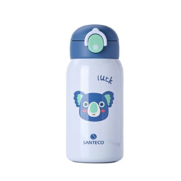 Santeco Mara Kids Stainless Steel Tumbler with Carry Bag Koala 550ml