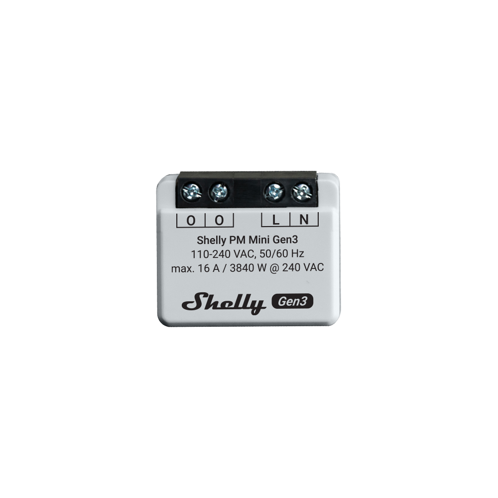 Shelly PM Mini Gen3 Offers One-Channel Power Metering