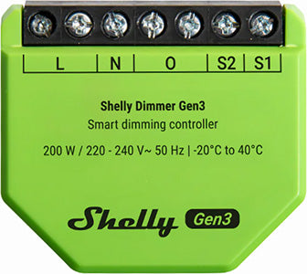 Shelly Dimmer Gen3 Smart Dimming Controller For Dimmable Lights And Drivers