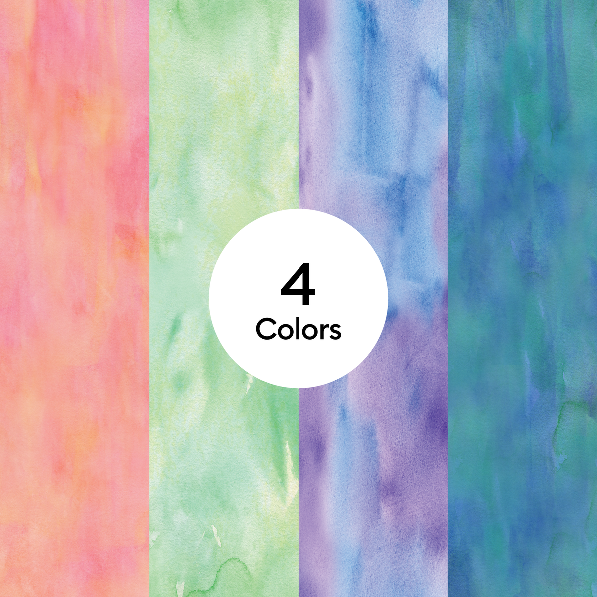 2011429 - Cricut Infusible Ink Transfer Sheets 4-pack (Watercolours) 30.5x30.5cm