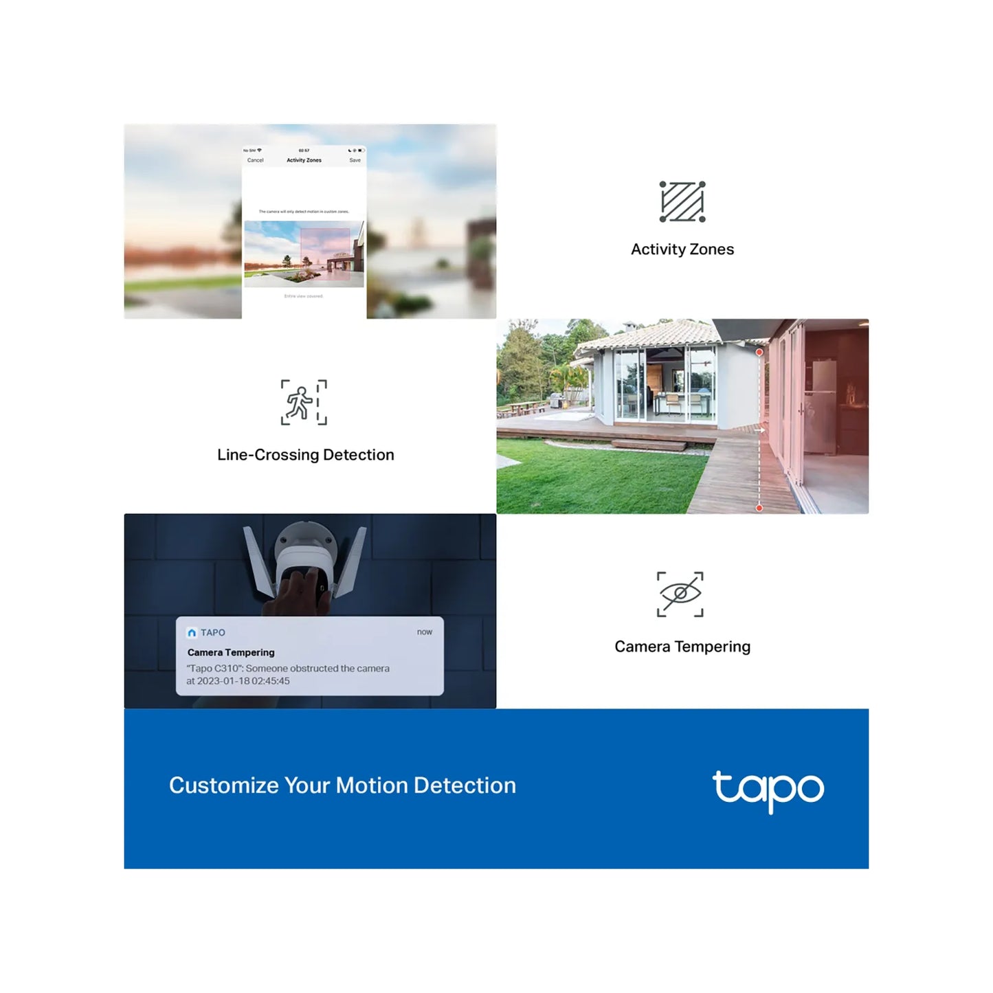 TP-Link TAPO C310P2 3MP Outdoor IP Camera Twin Pack