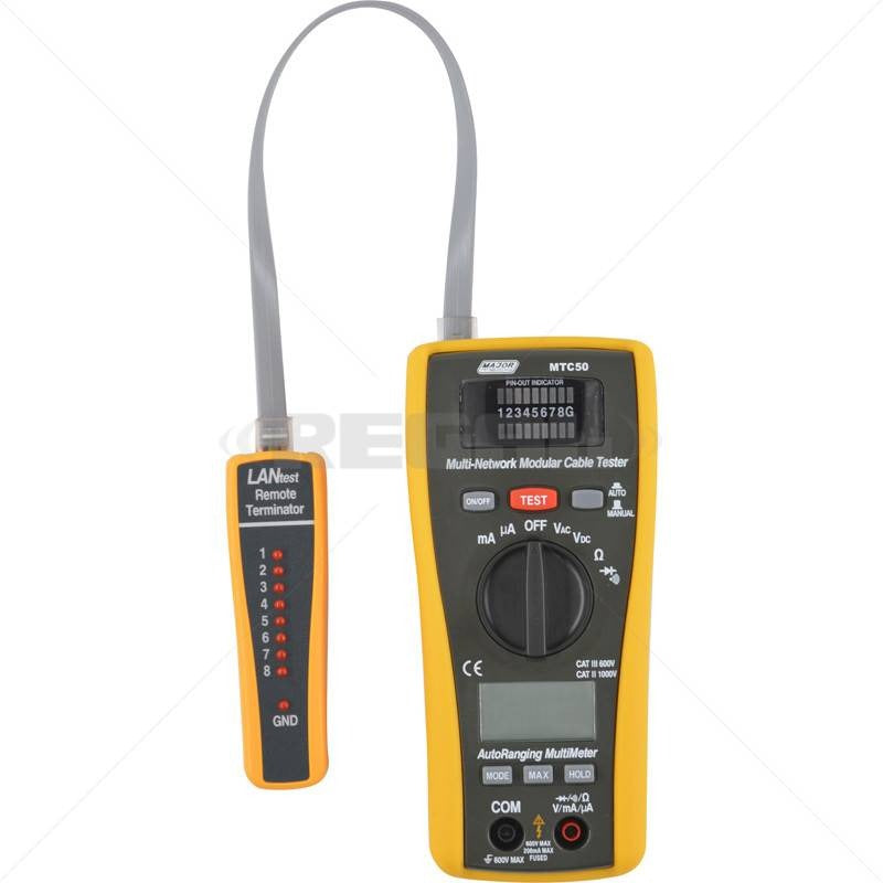 Multimeter - LAN Tester for CAT 5 MTC50 - Tools | Guards on Duty Shop South Africa